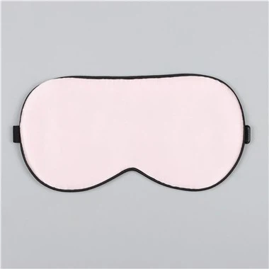 女性用カスタム無地生地睡眠用アイマスク