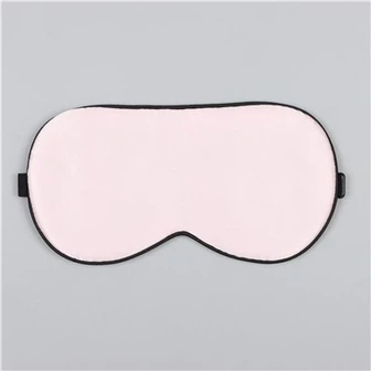 女性用カスタム無地生地睡眠用アイマスク